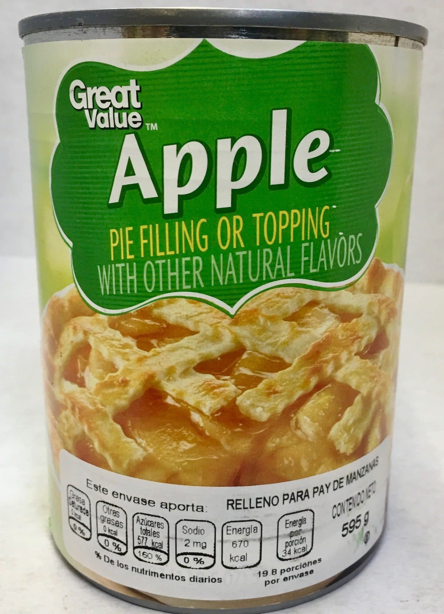 Great value Pie filling or topping packshot