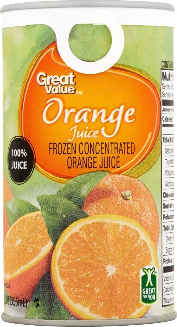Great Value Orange Juice packshot