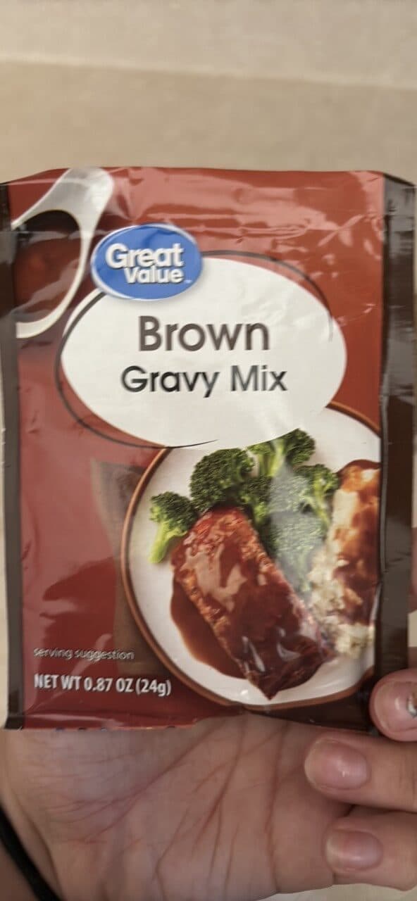 Great Value Brown Gravy Mix packshot