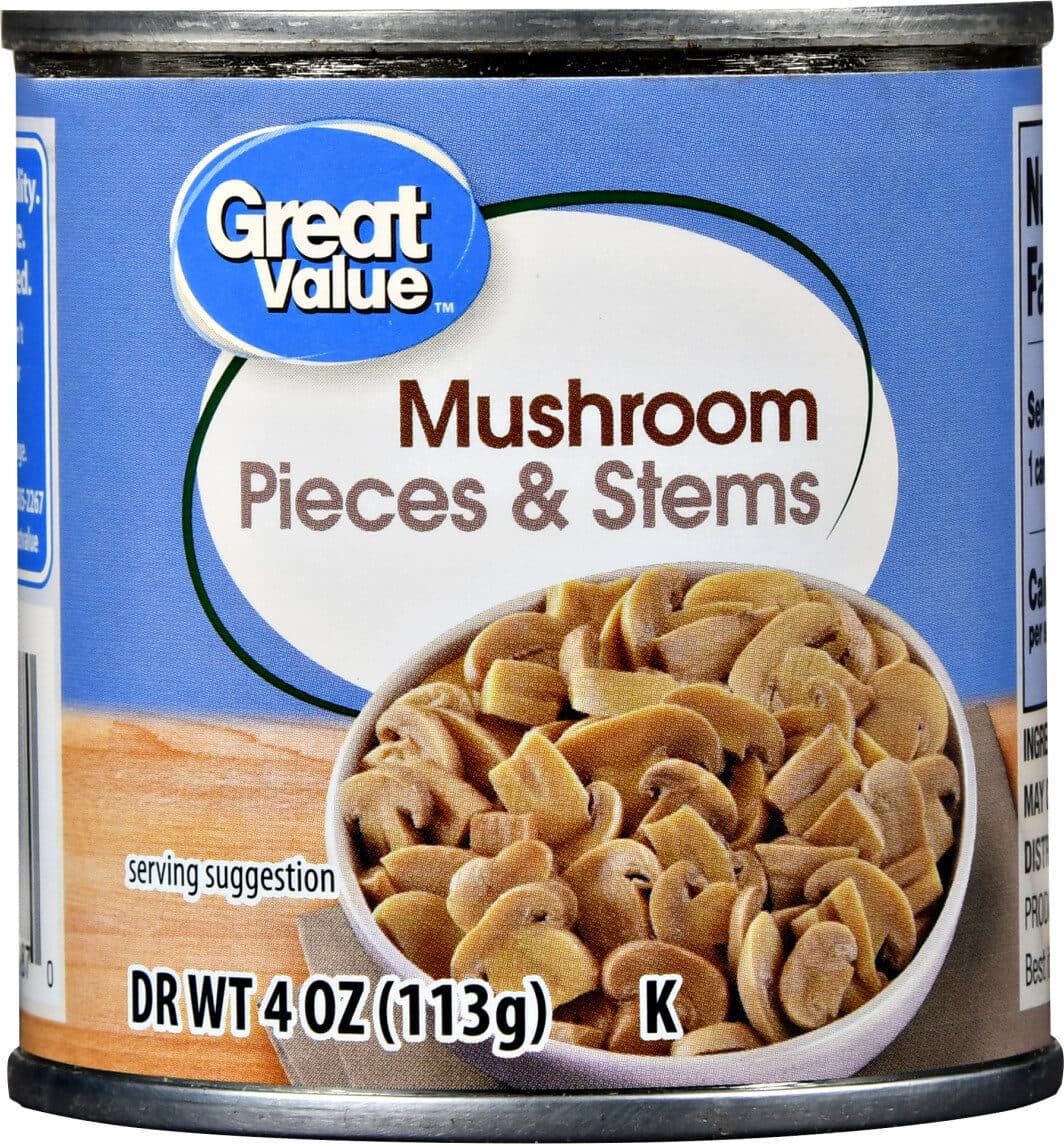 Great Value Pieces & Stems Mushrooms packshot