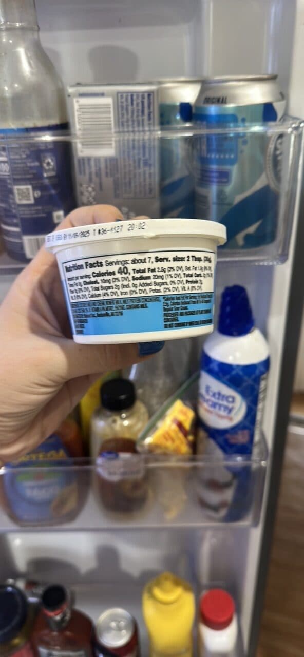 Great Value Light Sour Cream packshot