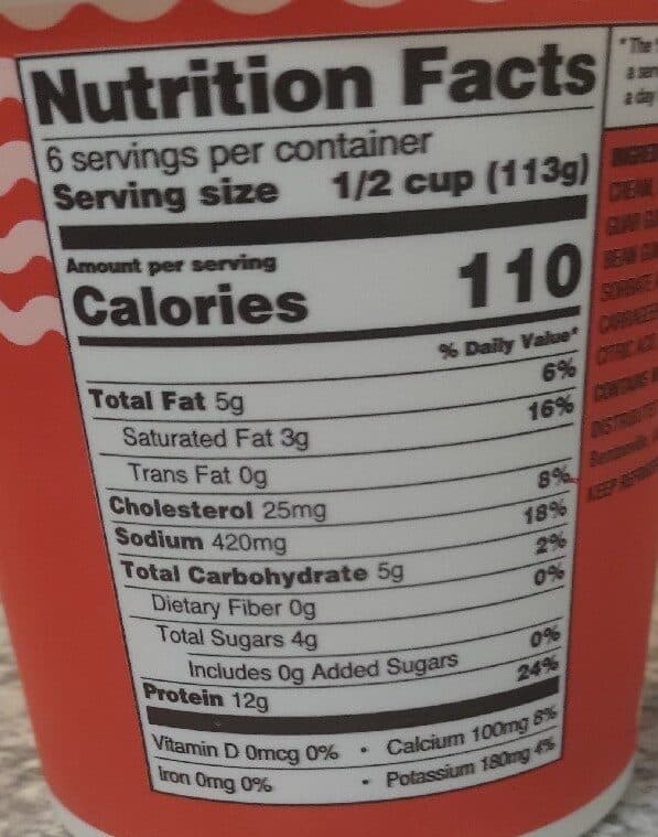 Great Value Cottage Cheese Small Curd 4% Milkfat Minimum packshot