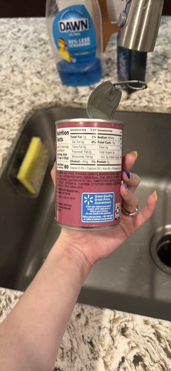 Great Value Vegetable Beef Soup packshot