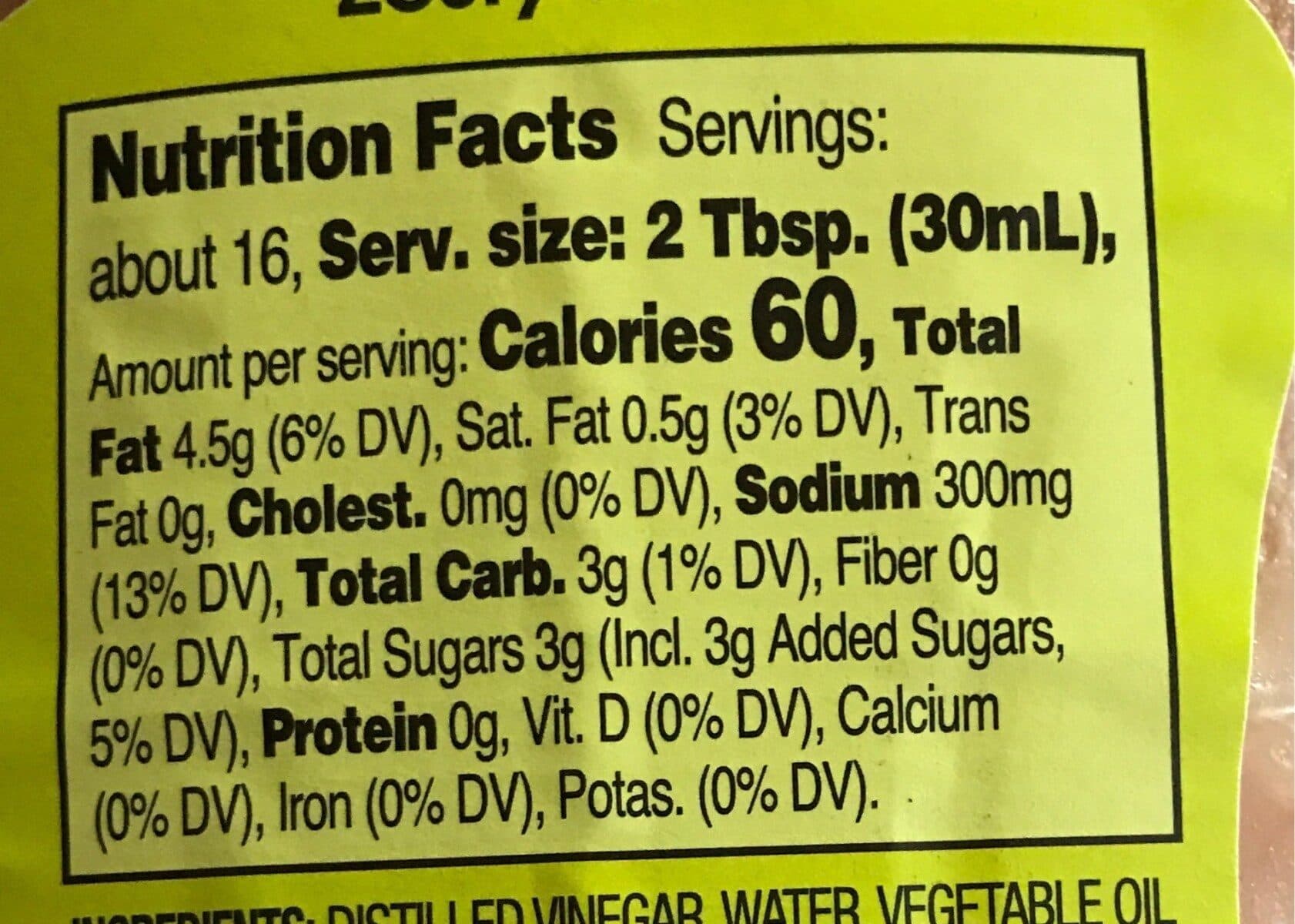 Great Value Zesty Italian Dressing & Marinade packshot