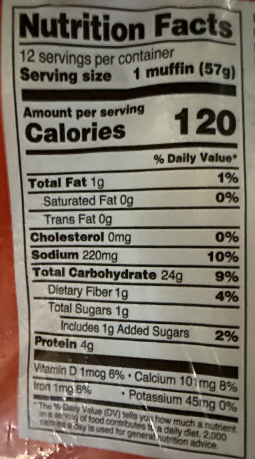 Wal-Mart Stores Inc. English Muffins packshot