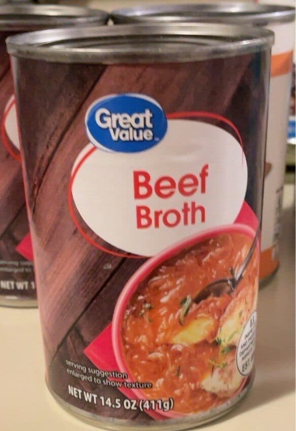 Great Value Beef Broth packshot