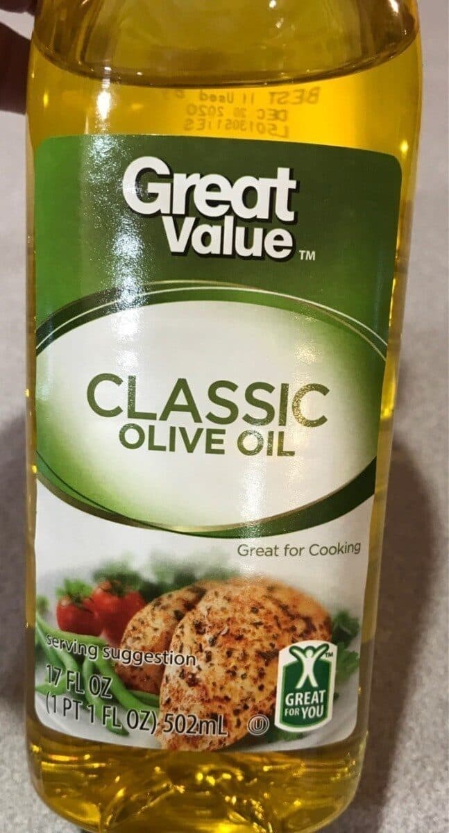 Great Value Classic Olive Oil packshot
