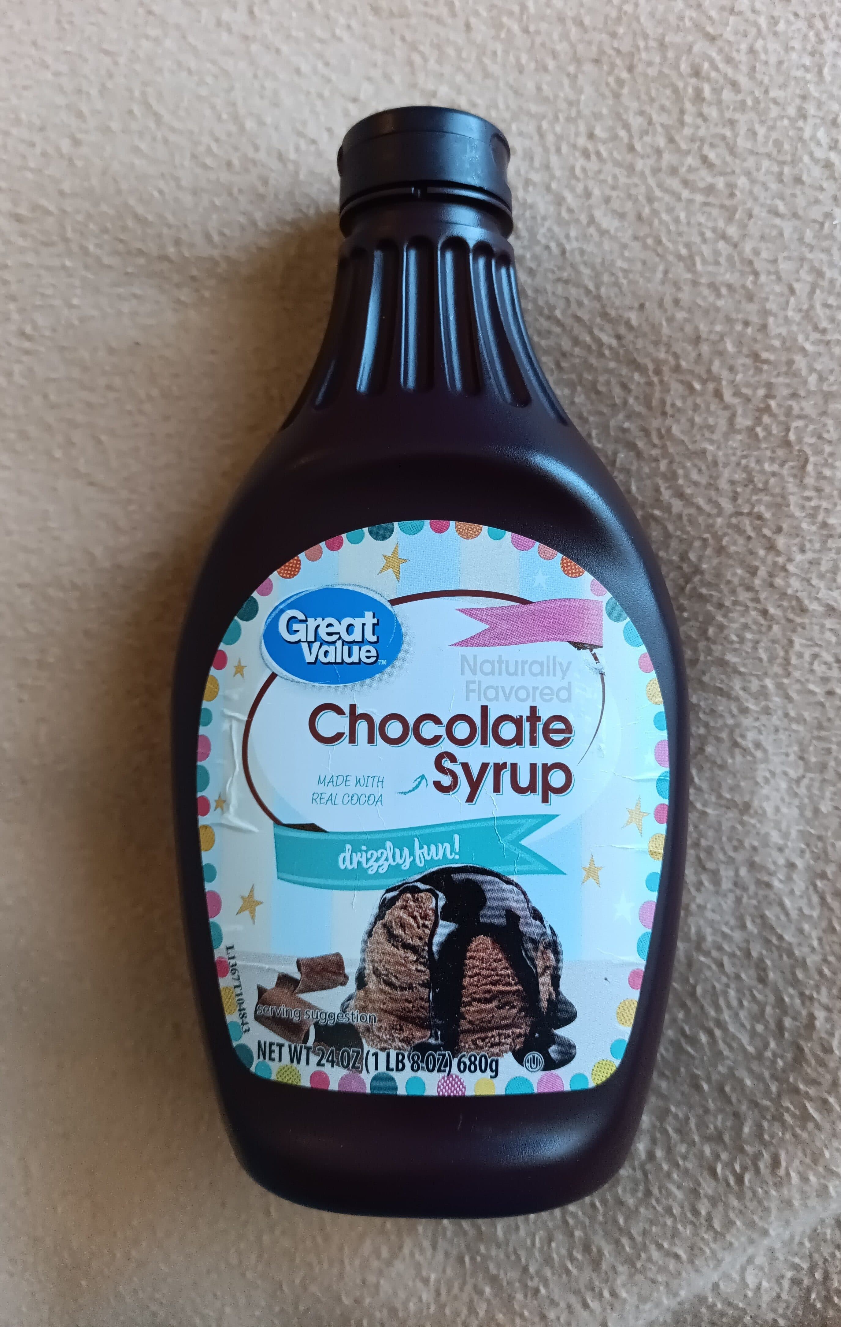 Great Value Chocolate Syrup packshot