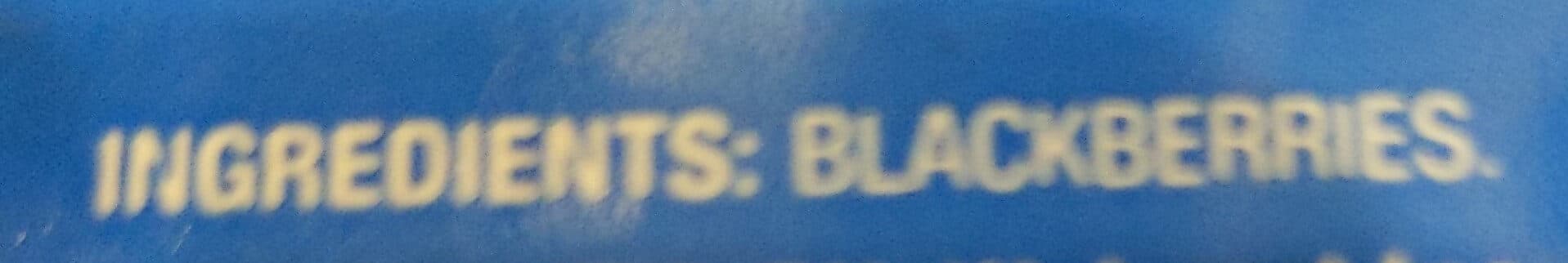 Great Value Blackberries packshot
