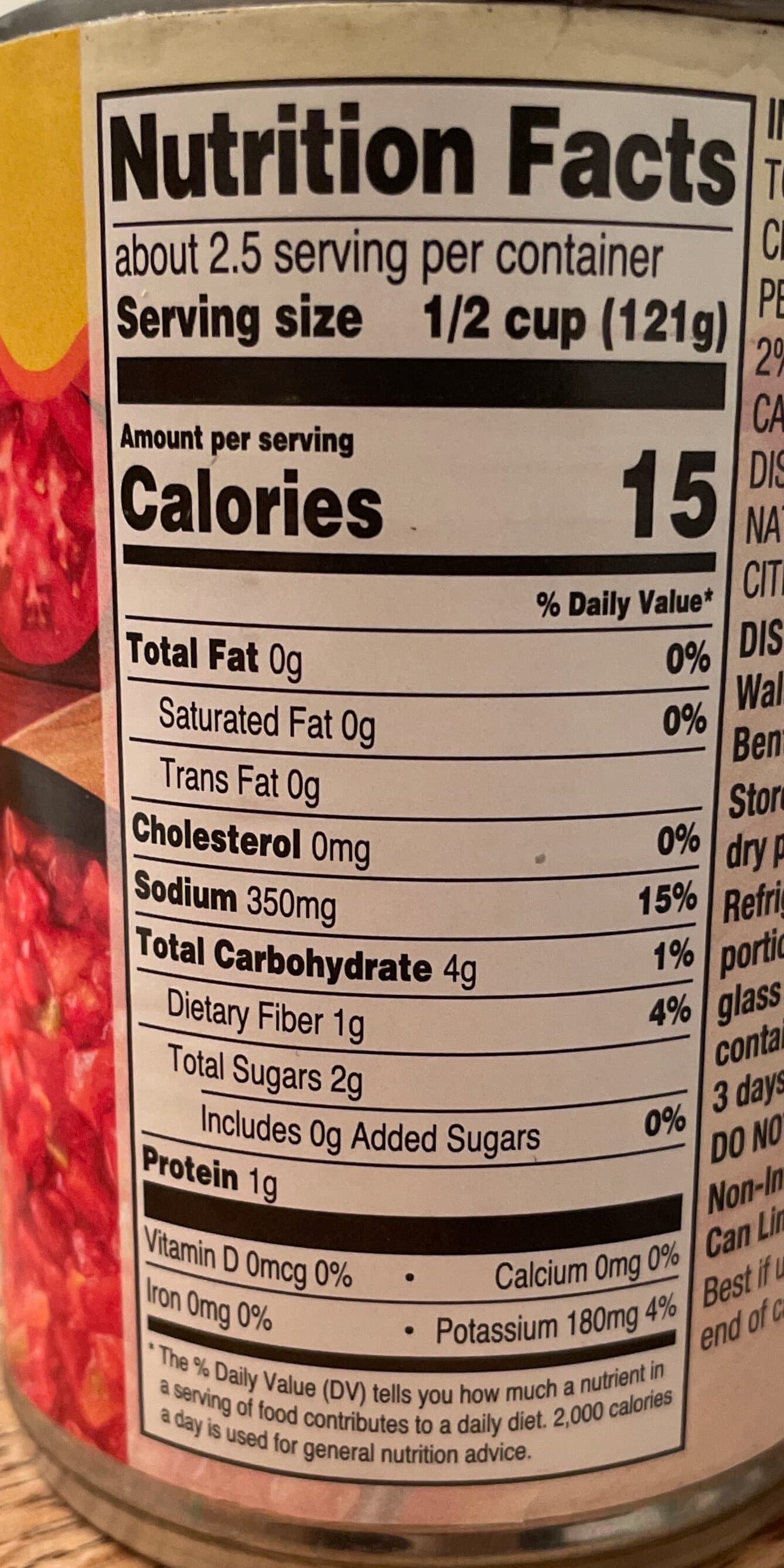 Great Value Original Diced Tomatoes with Green Chilies packshot