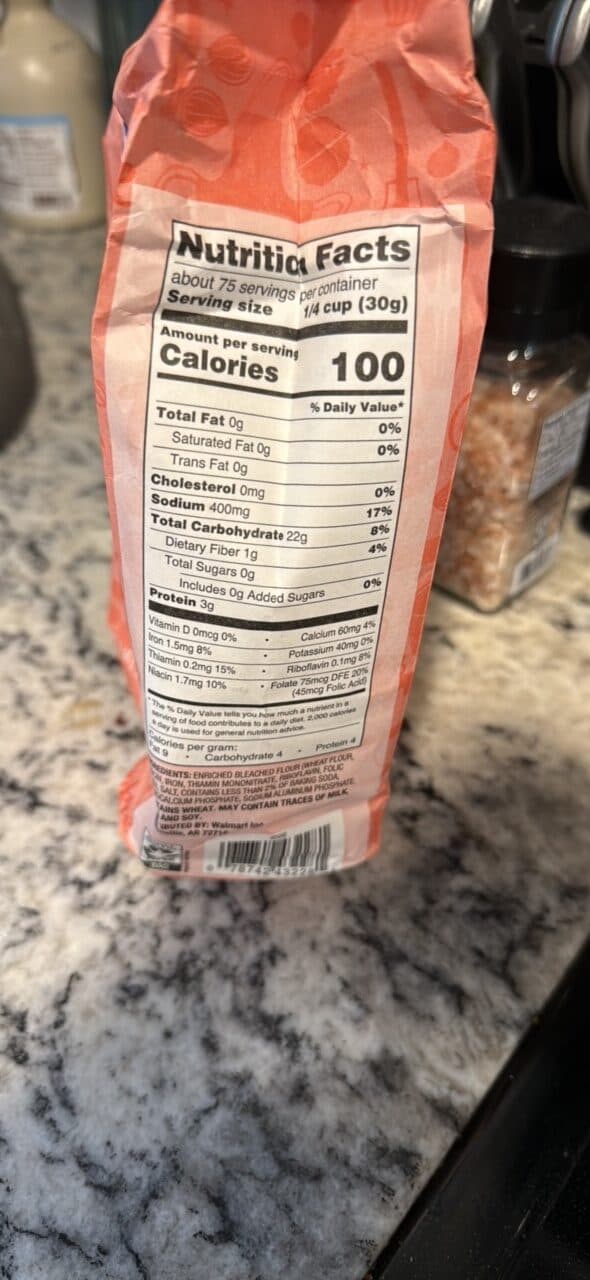 Great Value Self-Rising Flour packshot