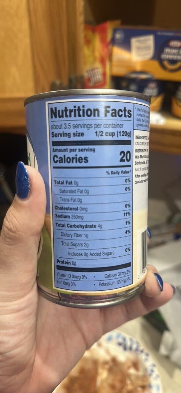 Great Value Sliced Carrots packshot