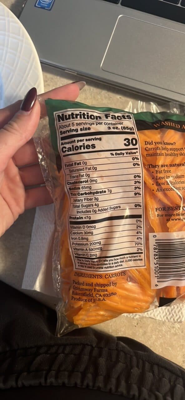 Grimmway Farms Carrot Chips packshot