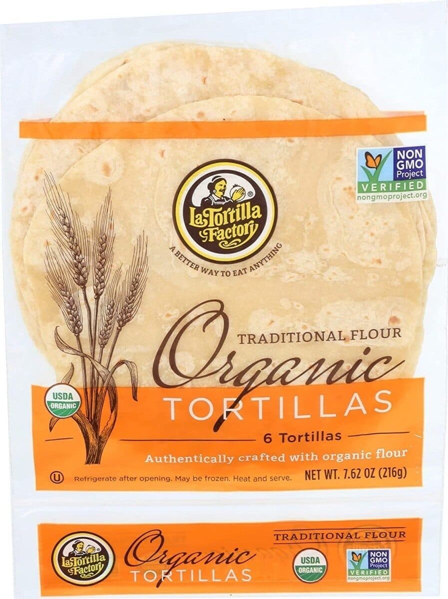 La Tortilla Factory Organic Traditional Flour Tortillas packshot