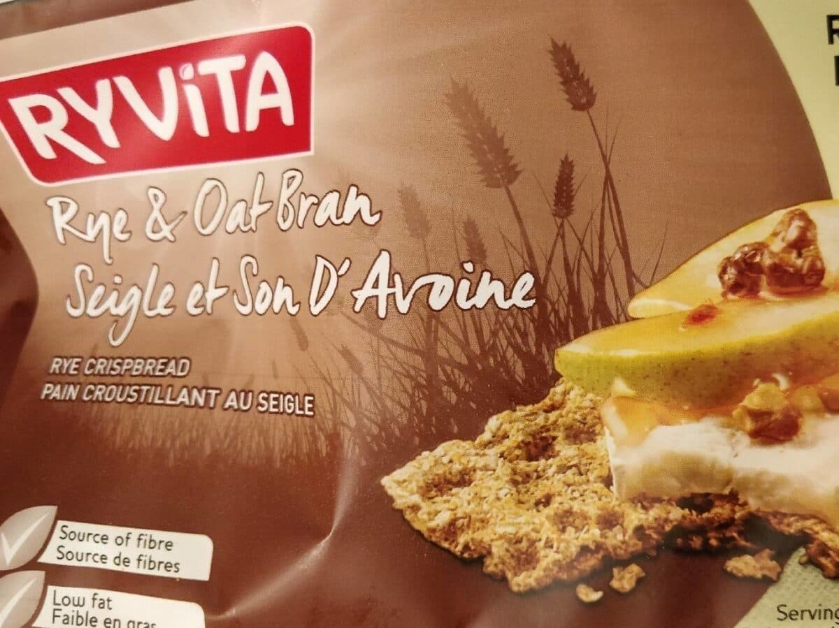 Ryvita Rye & Oat Bran Crispbread packshot