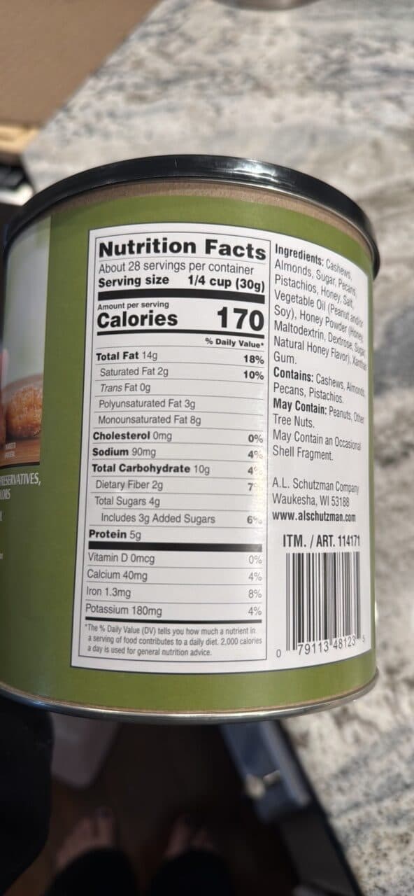 Savanna Orchards Honey Roasted Nut Mix packshot