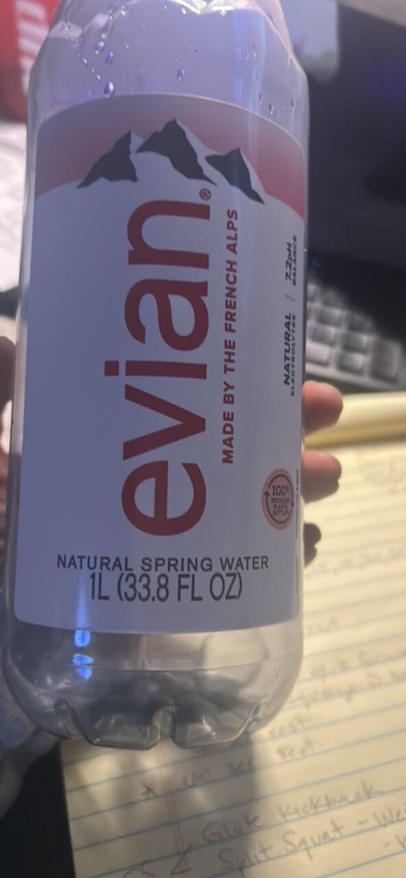 evian Evian Spring Water Natural packshot