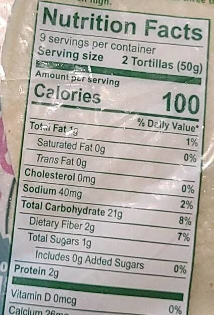 Don Pancho White corn tortillas packshot