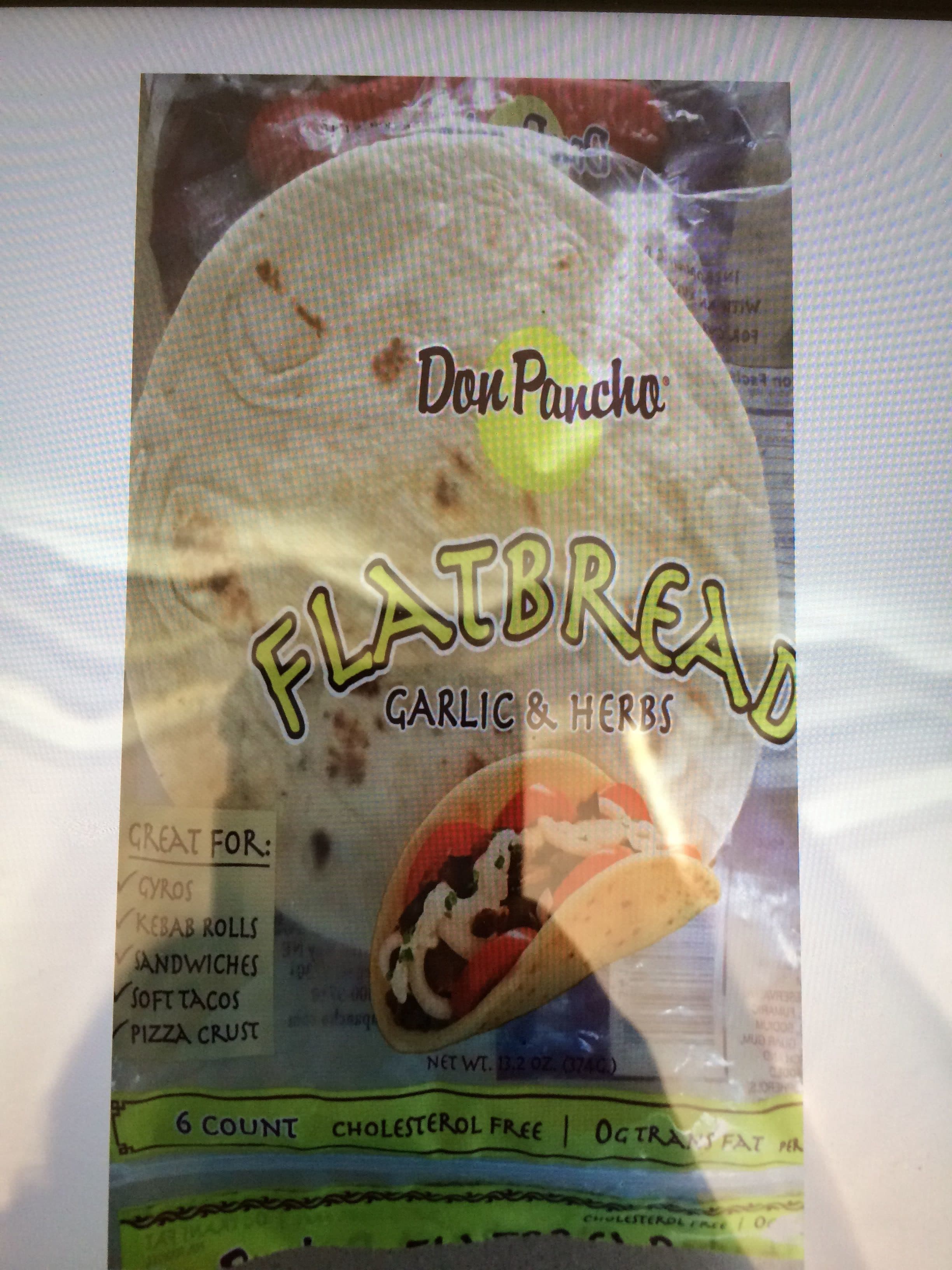 Don Pancho Flatbread garlic & Herb packshot
