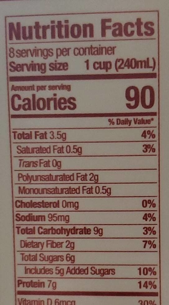 Rolling hills farm Soy milk packshot
