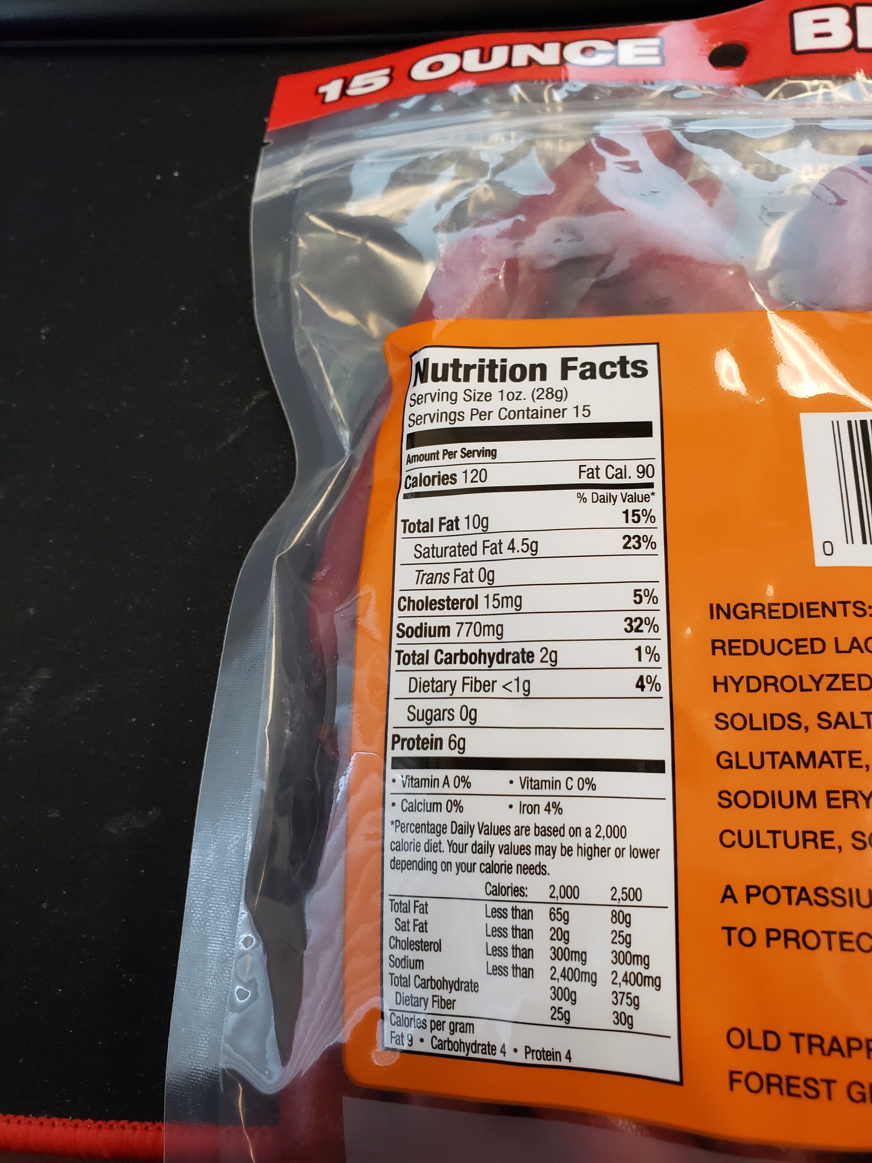 Old Trapper Original Beef Sticks packshot