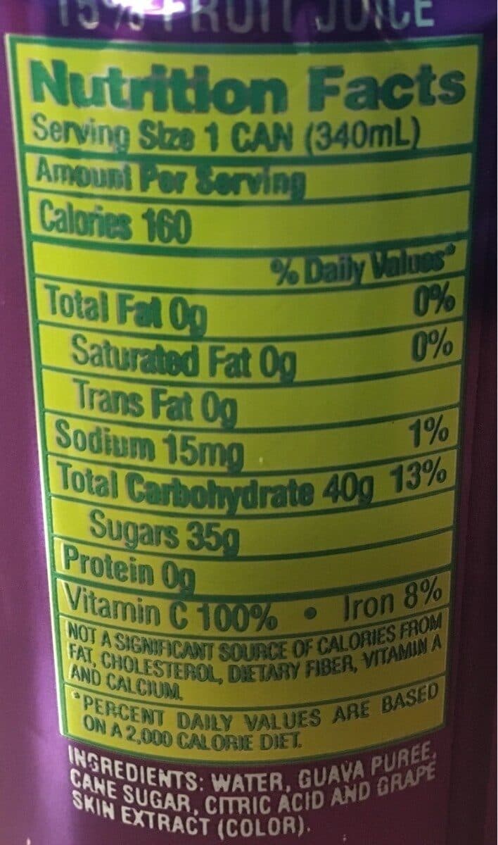 Hawaiian Sun Products Inc. Guava nectar packshot