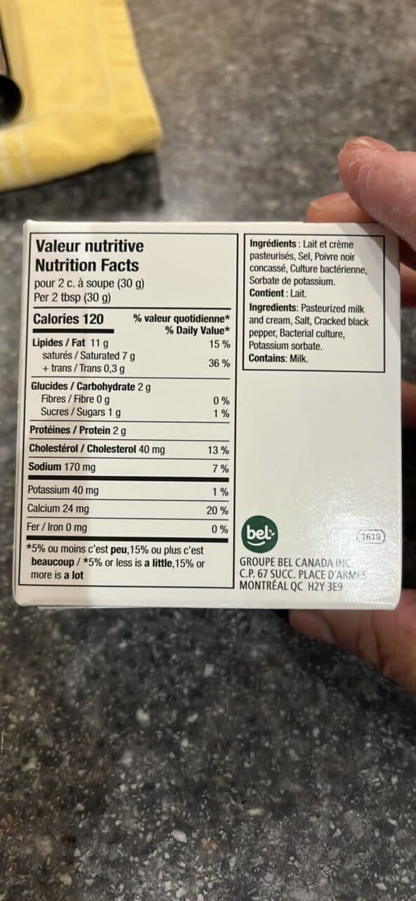 Boursin Boursin Cracked Black Pepper Soft White Cheese packshot