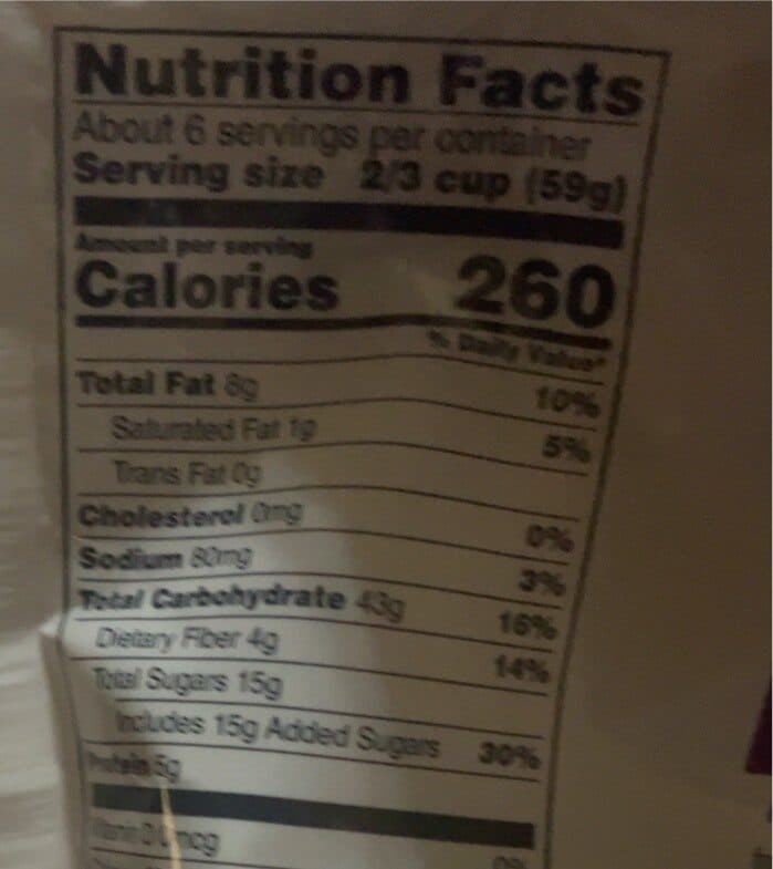 Open Nature Granola packshot