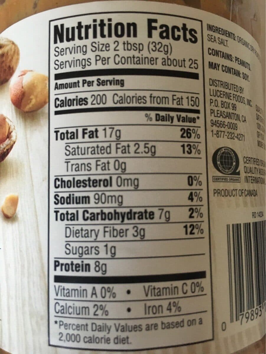 O Organics Organic Peanut Butter packshot