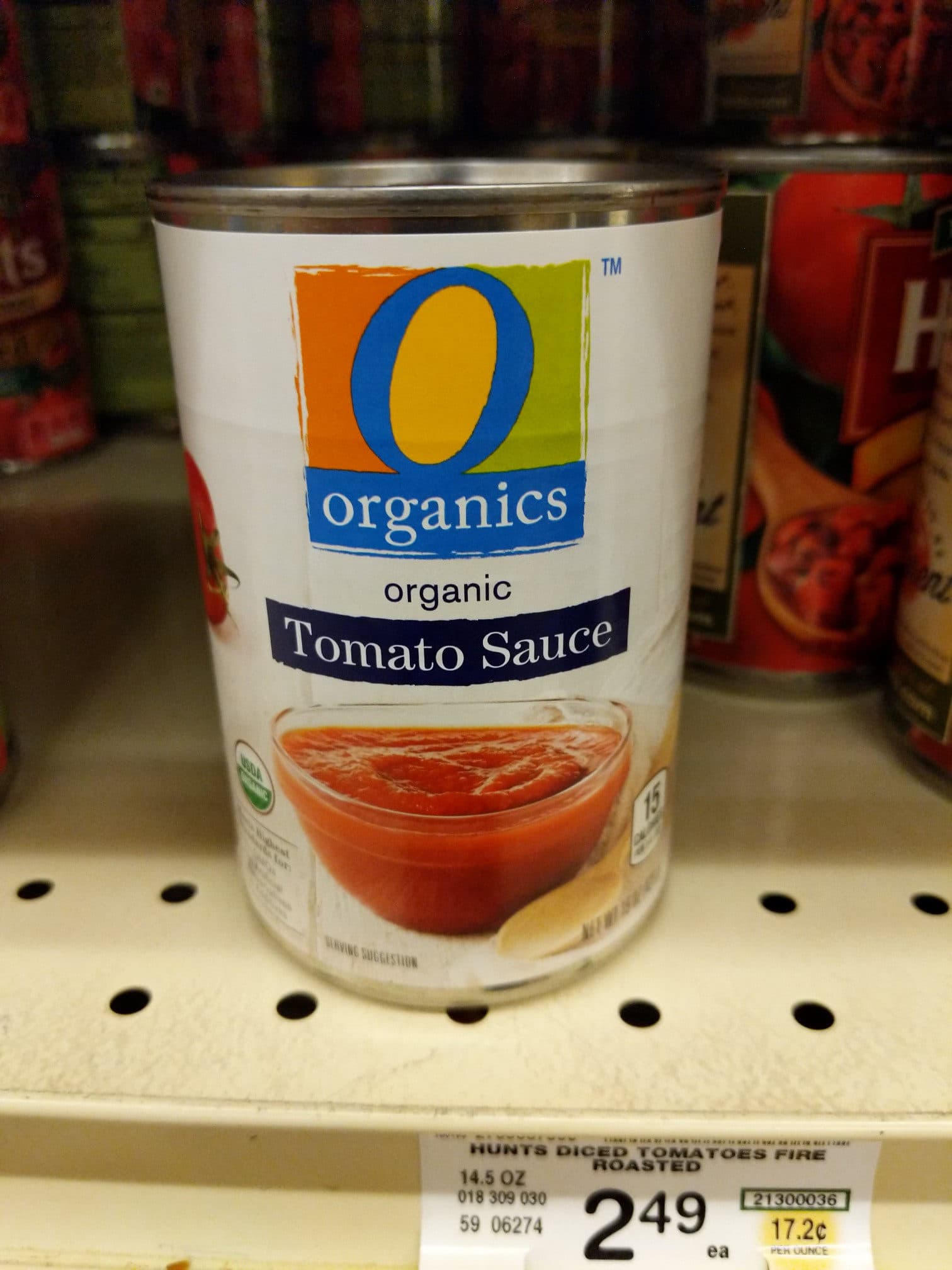 O Organics Organic tomato sauce packshot