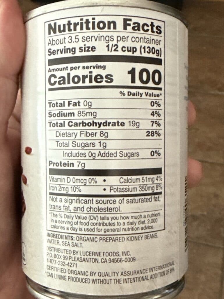 O Organics Organic Red Kidney Beans packshot