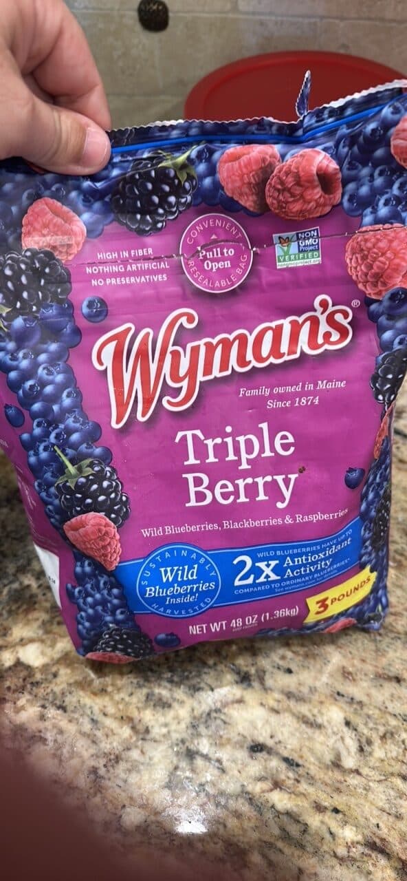 Wyman's Triple Berry packshot