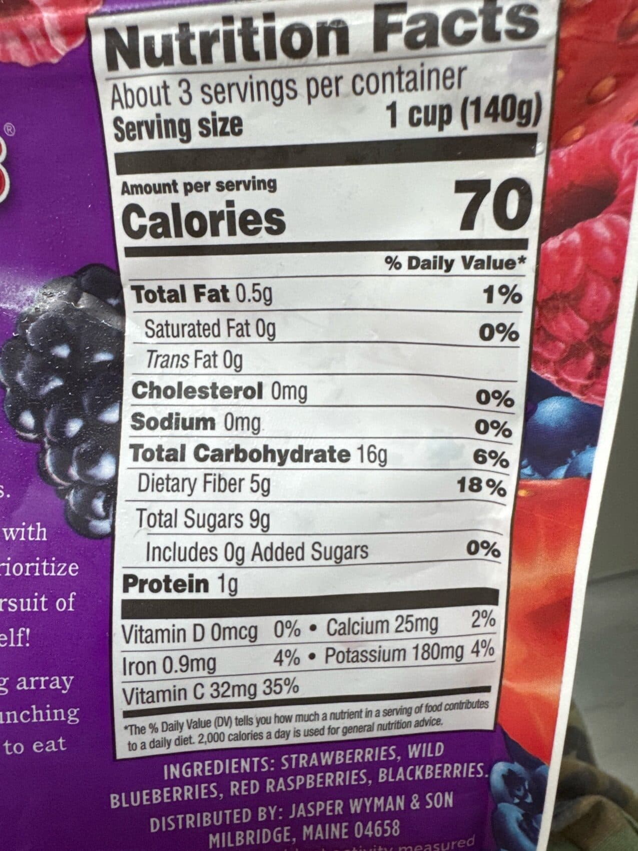 Wyman's Mixed Berry packshot