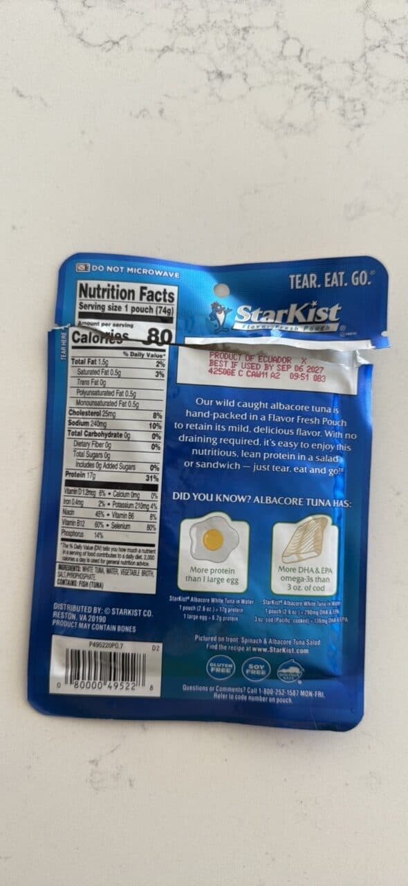 StarKist Wild Caught Albacore White Tuna in Water packshot