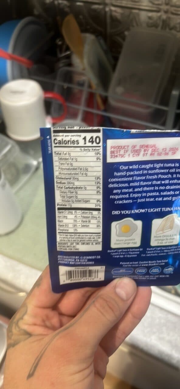 StarKist Wild Caught Light Tuna in Sunflower Oil packshot