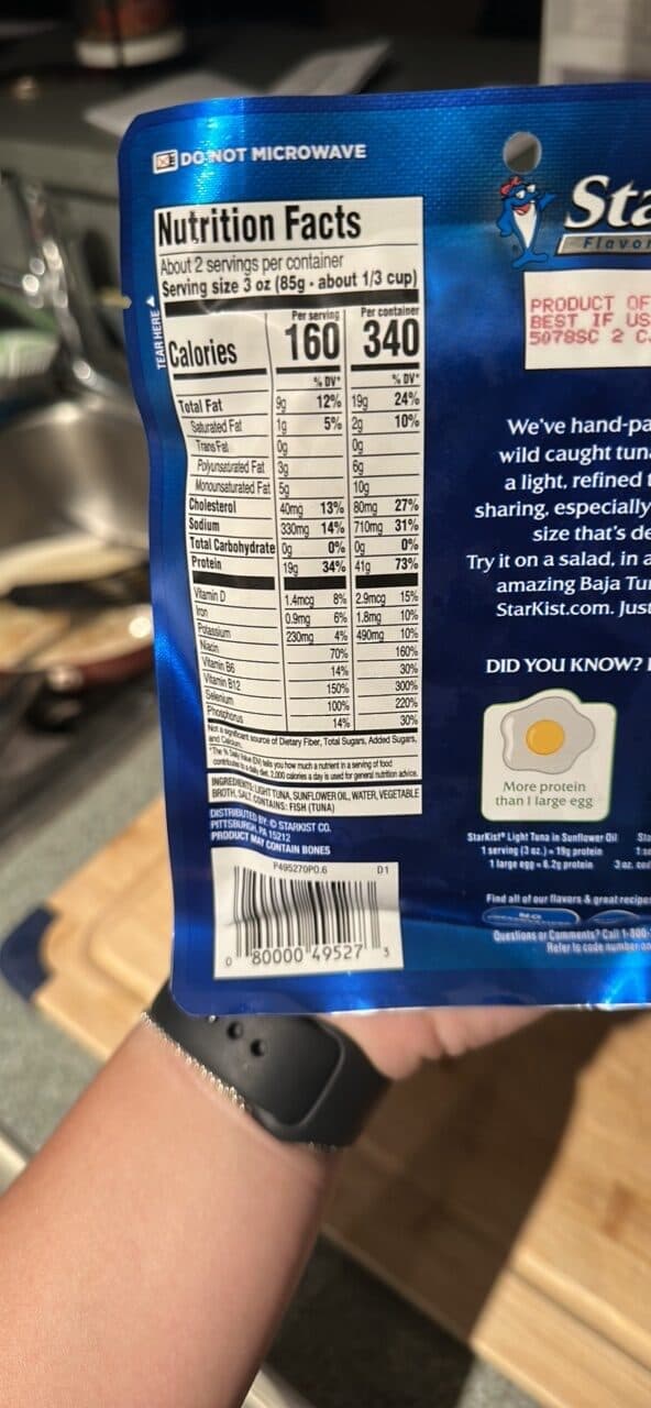 StarKist Wild Caught Light Tuna in Sunflower Oil packshot