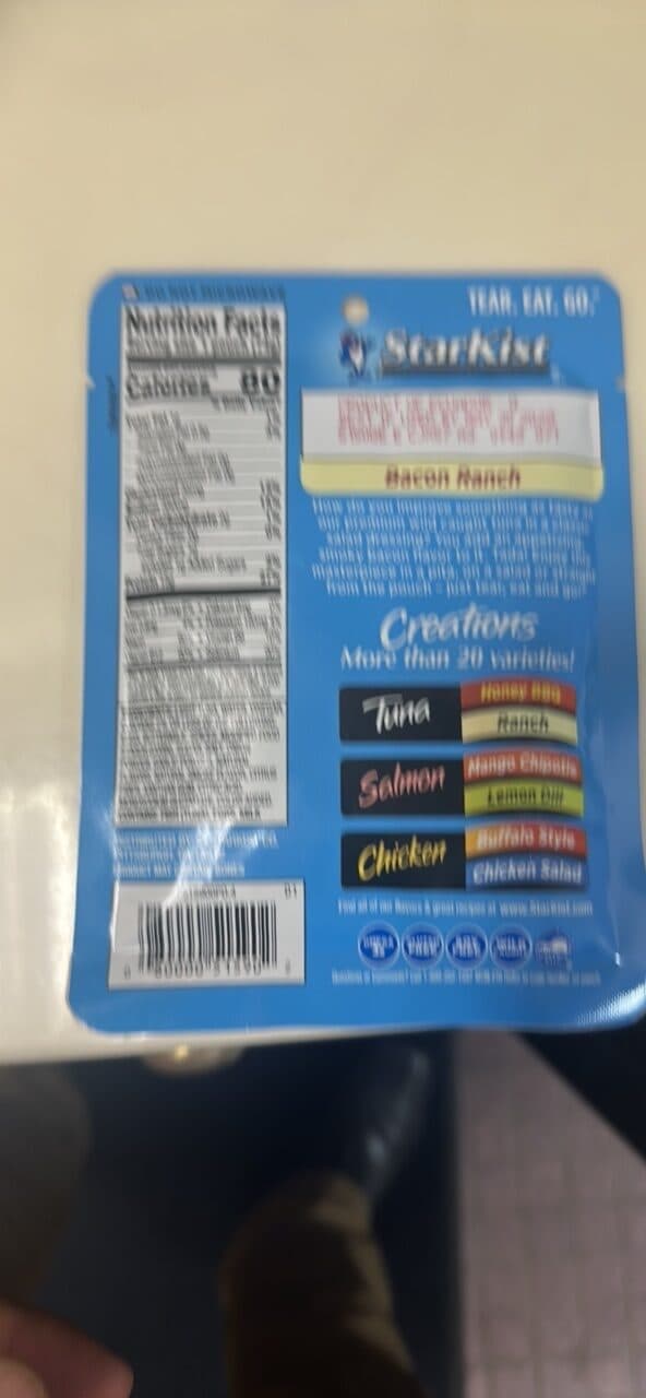 StarKist Tuna Creations Bacon Ranch packshot