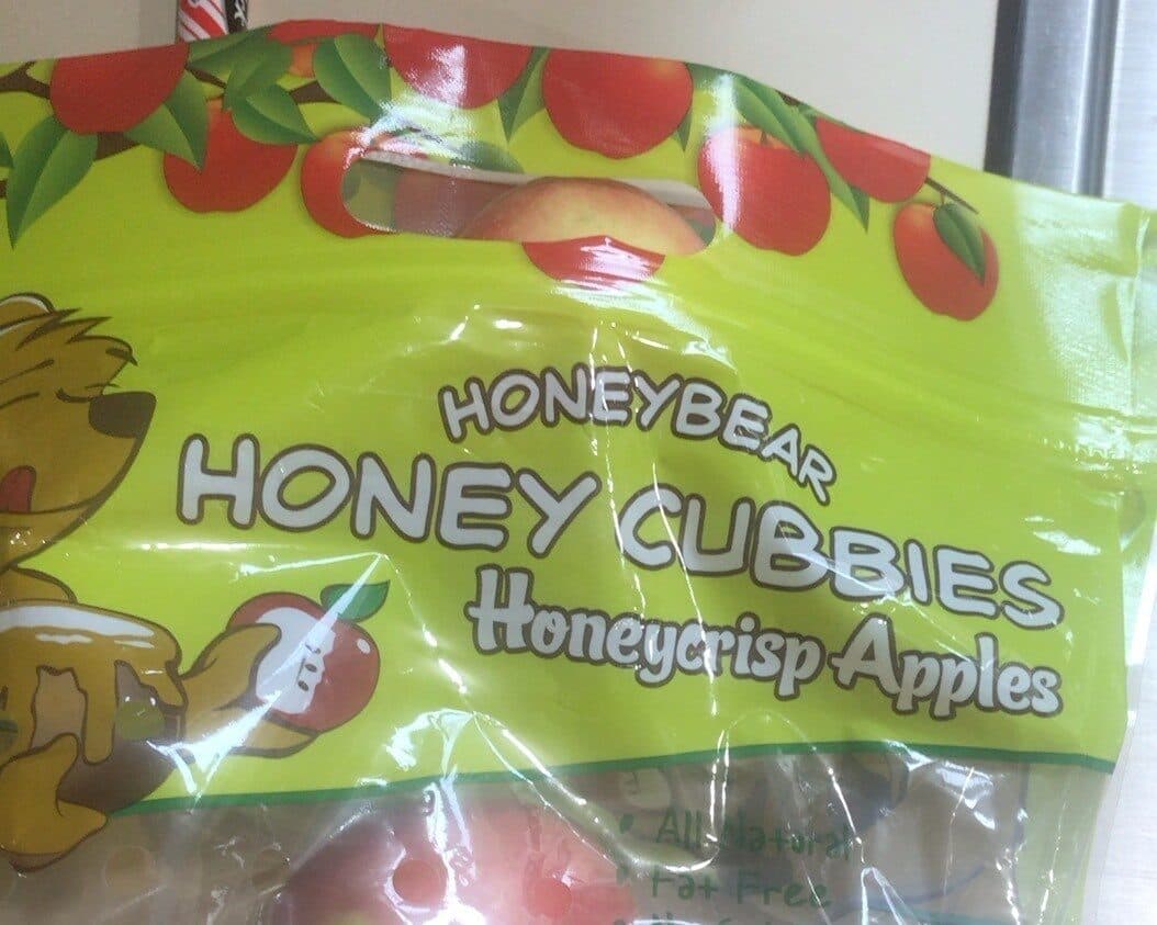 Honeybear Brands Honeycrisp apples packshot