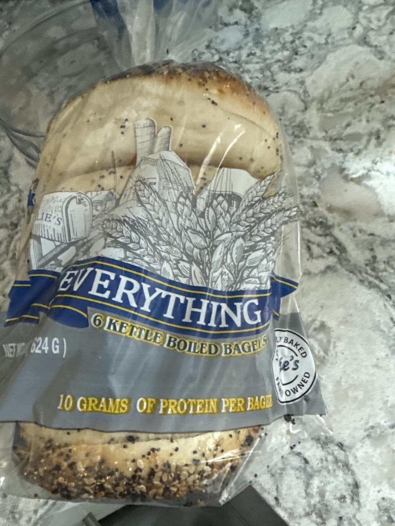 Elie Baking Corp Elie's, The Works Bagels packshot