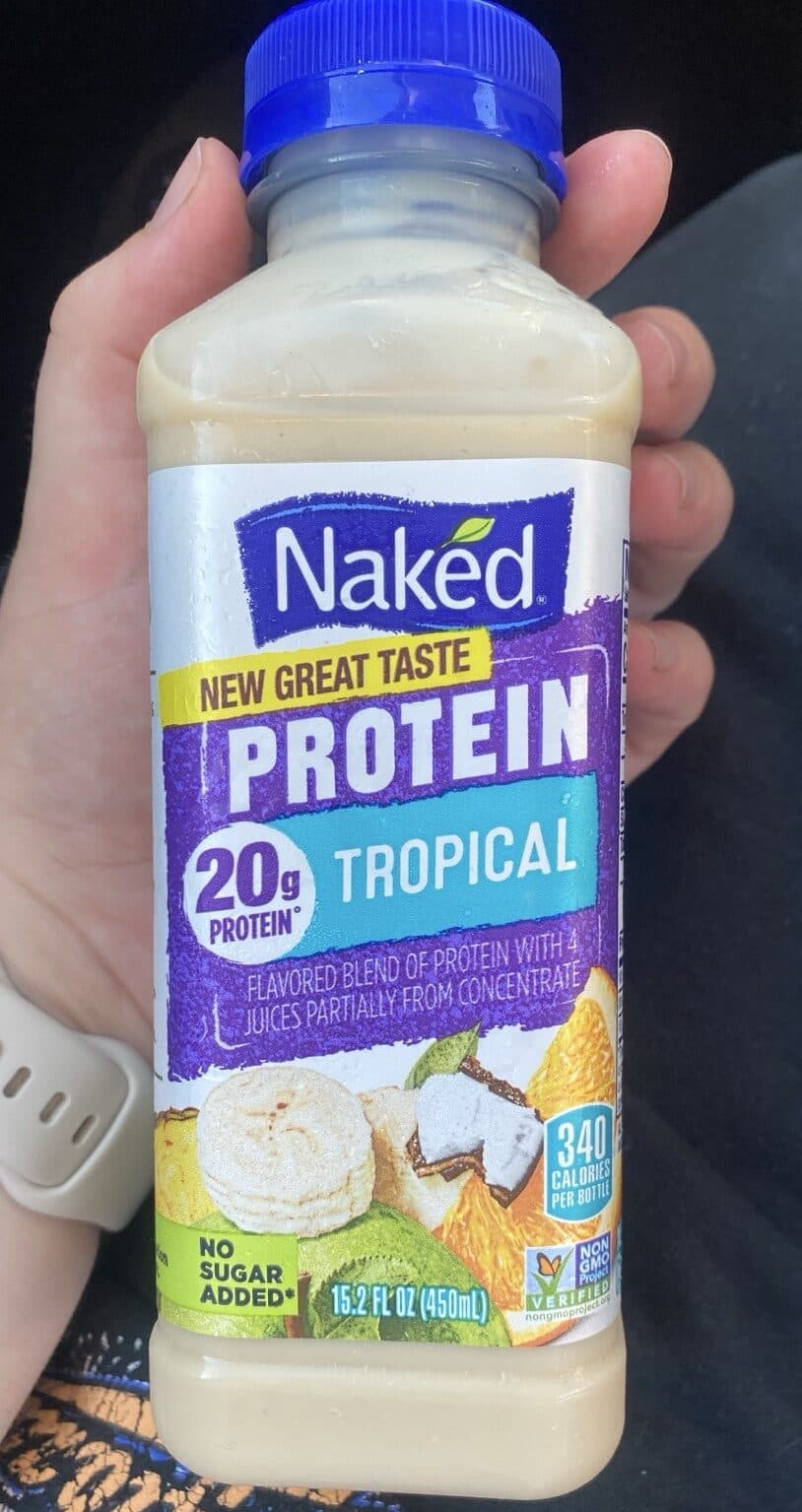 Naked Protein Tropical Juice Smoothie packshot