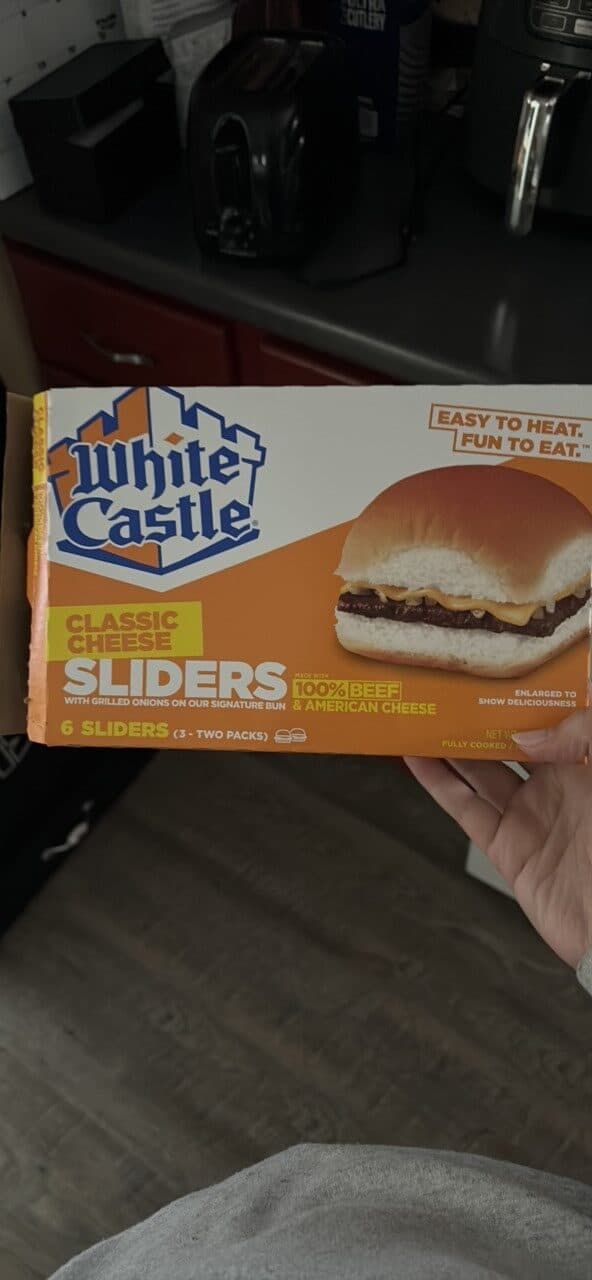 White Castle Classic Cheese Sliders packshot