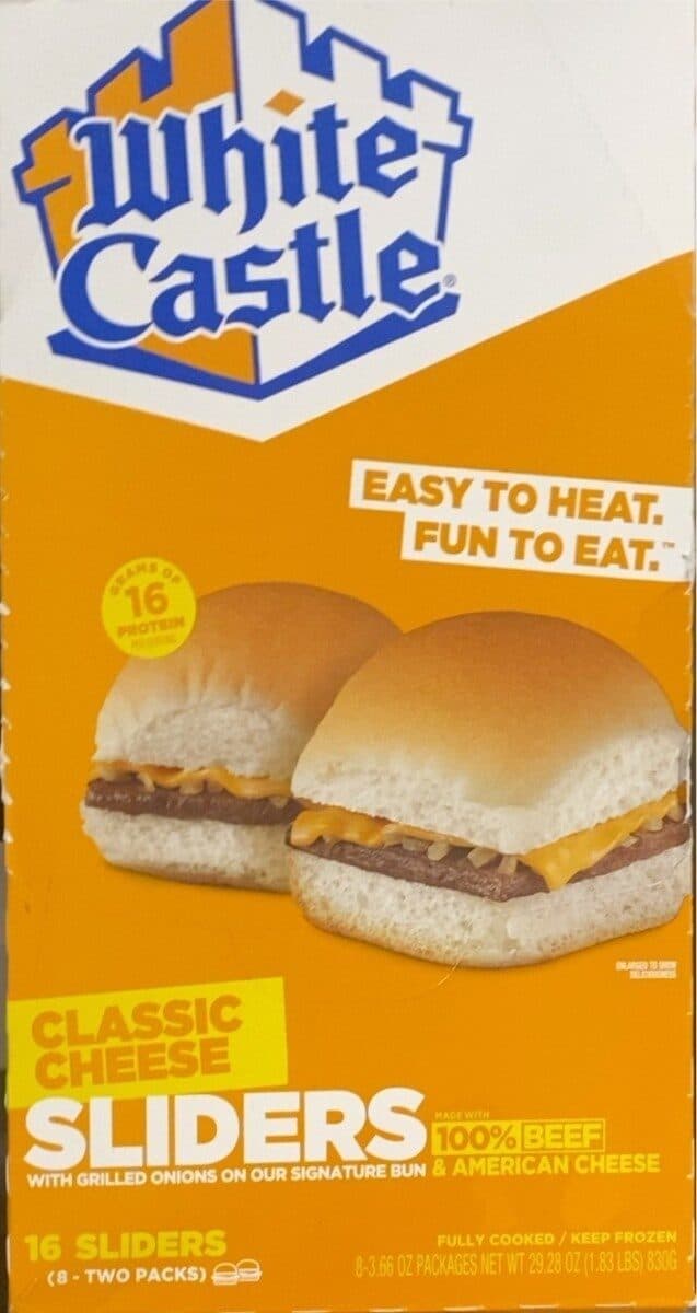White Castle White Castle Sliders packshot