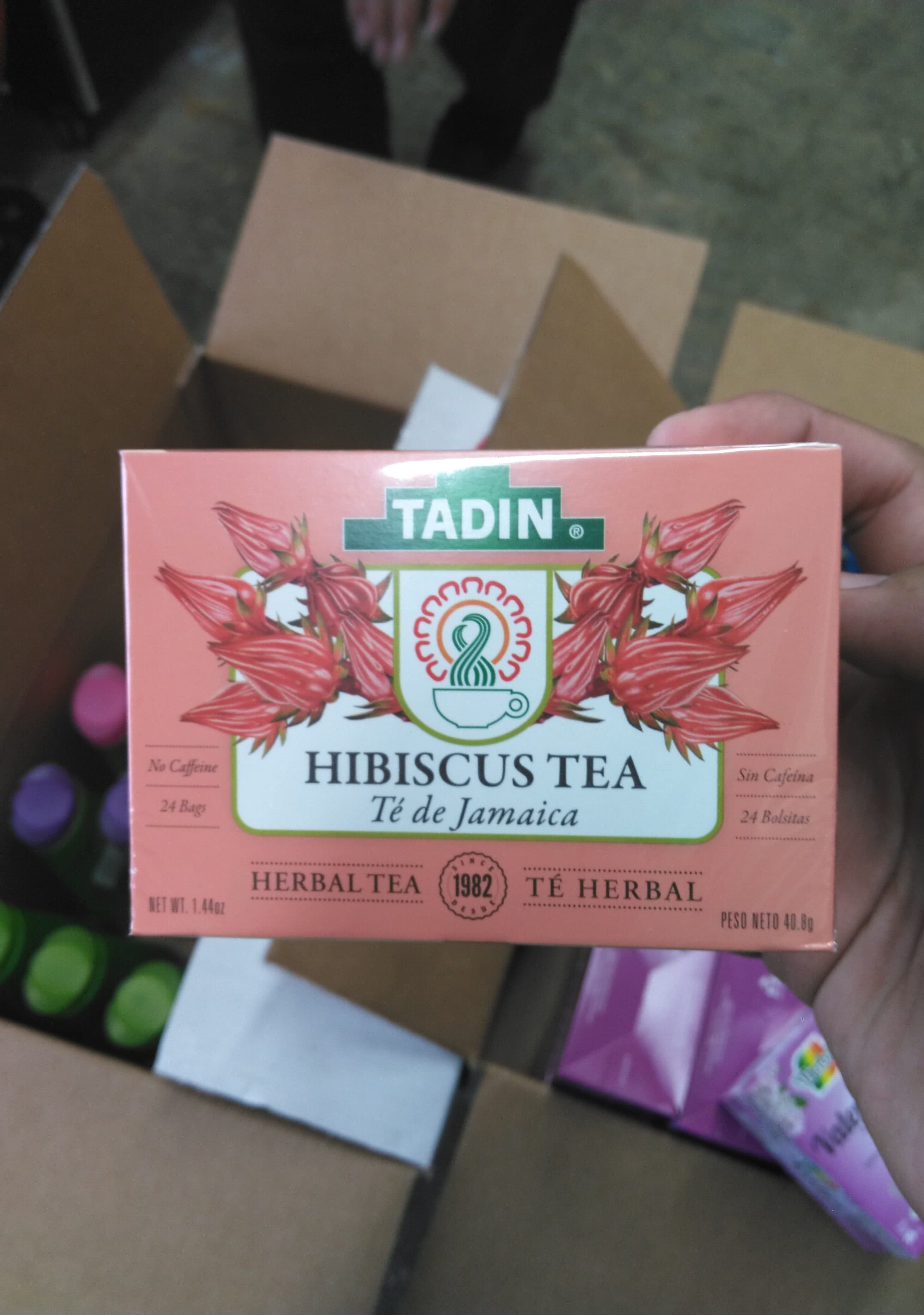 Tadin Herb & Tea Co. Tadin, Hibiscus Herbal Tea packshot