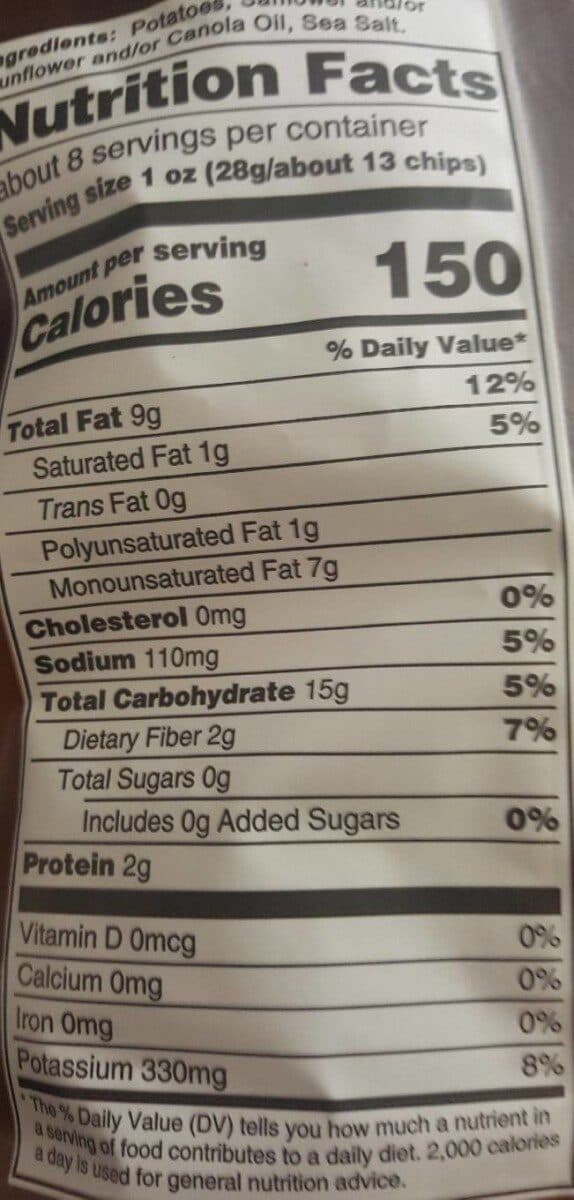 Kettle Potato Chips Sea Salt packshot