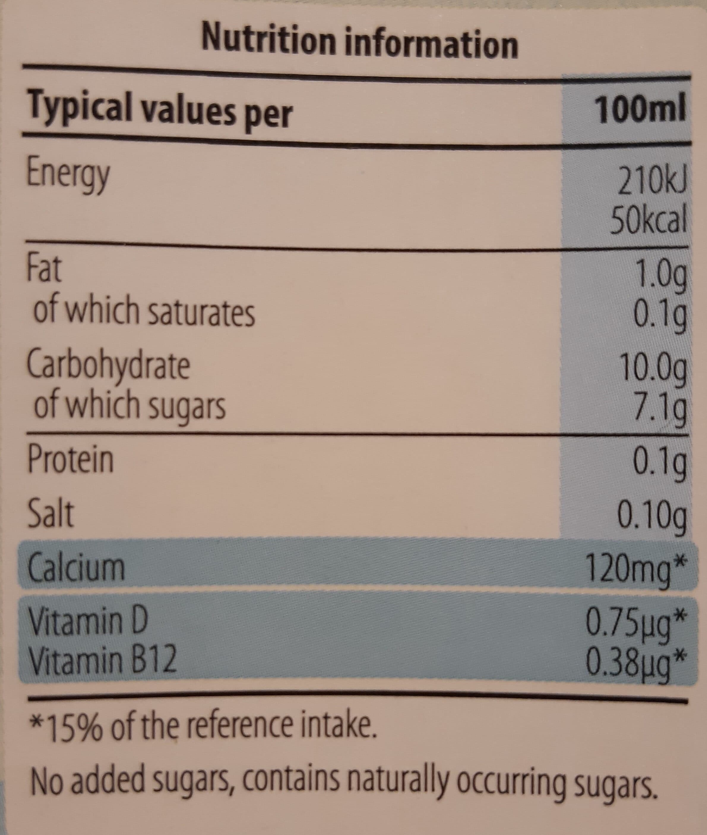 Rice Dream Rice no added sugars packshot