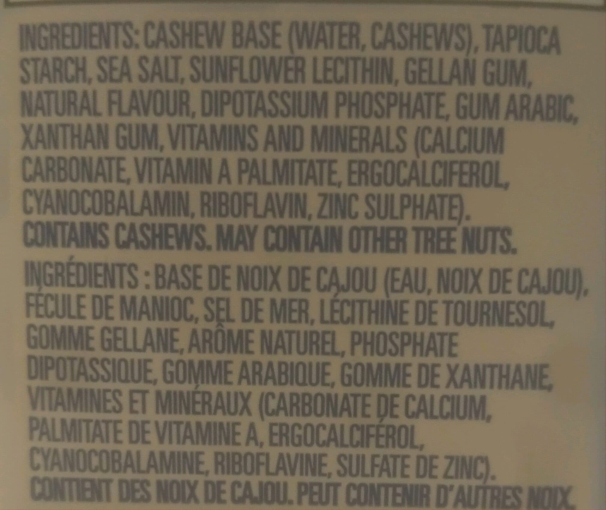 Dream Enriched Original Unsweetened Cashew Dream packshot