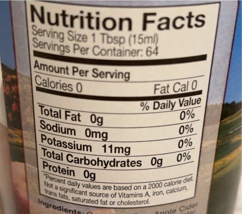 Vermont Village Organic Vinegar packshot
