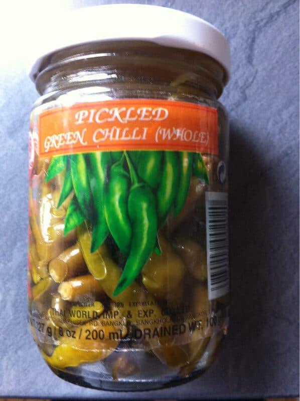 Open Food Facts Pickled green chilli packshot