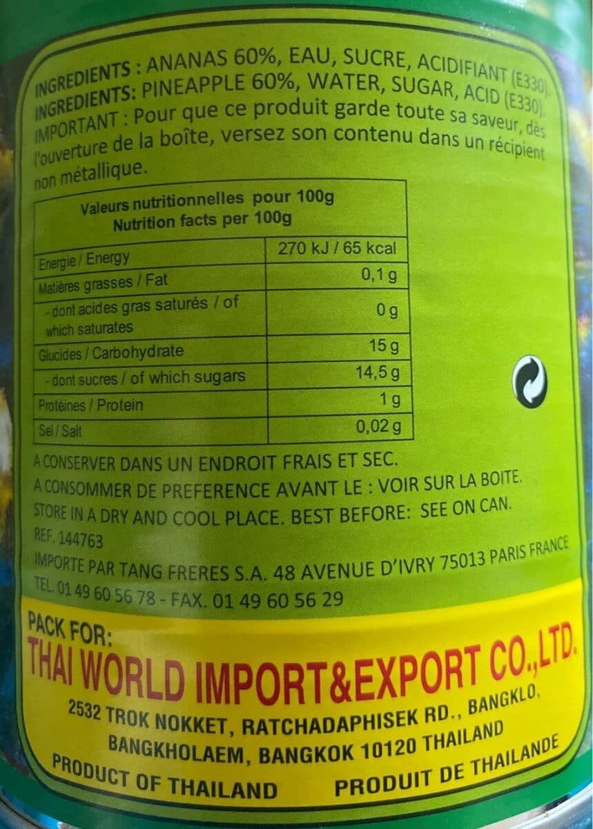 Cock Ananas Sirop Tranche COCK packshot