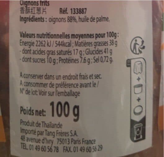 Cock Brand Cock Brand Fried Onion packshot